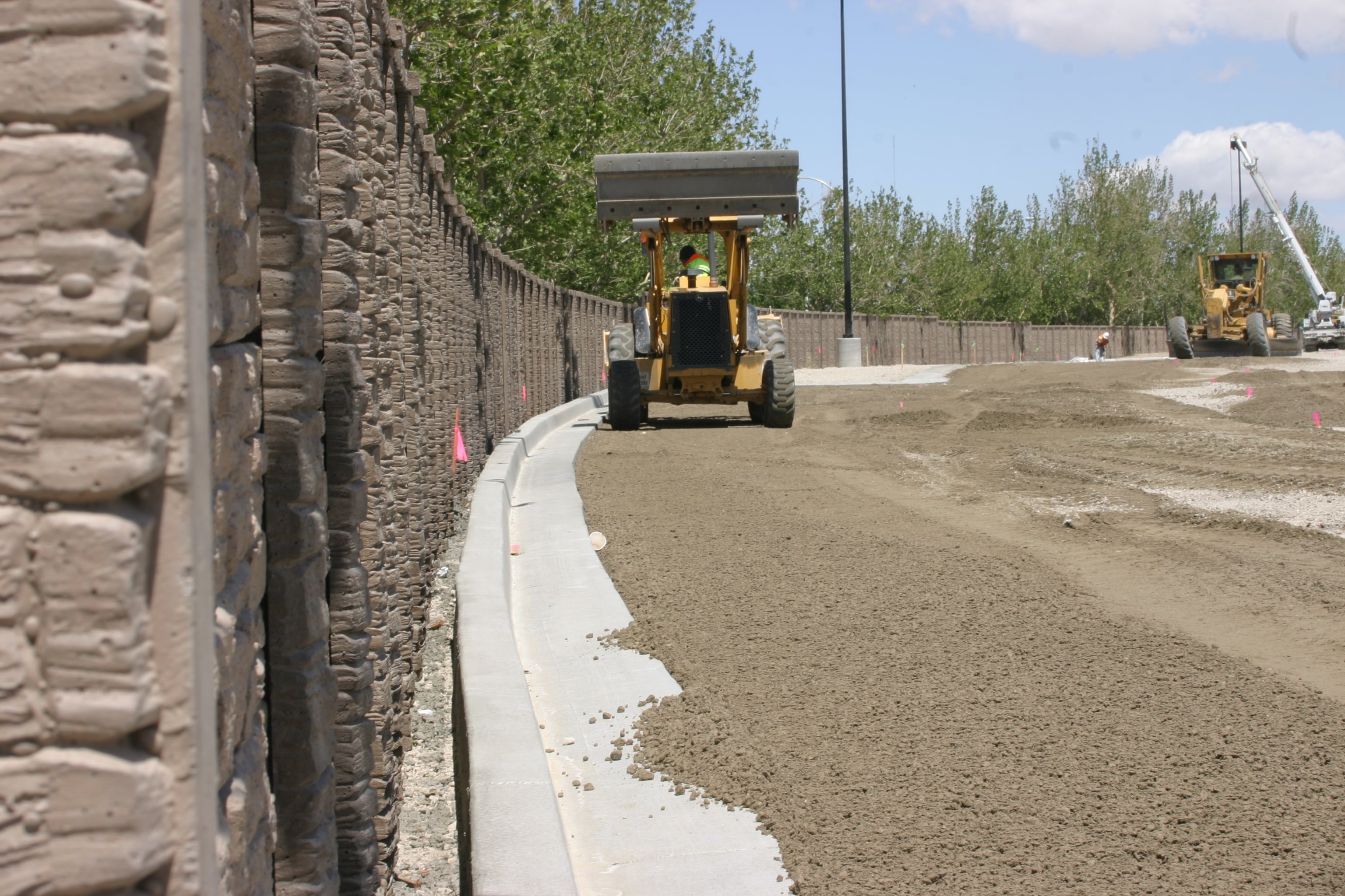 Residential driveway installation by Hilltop Concrete